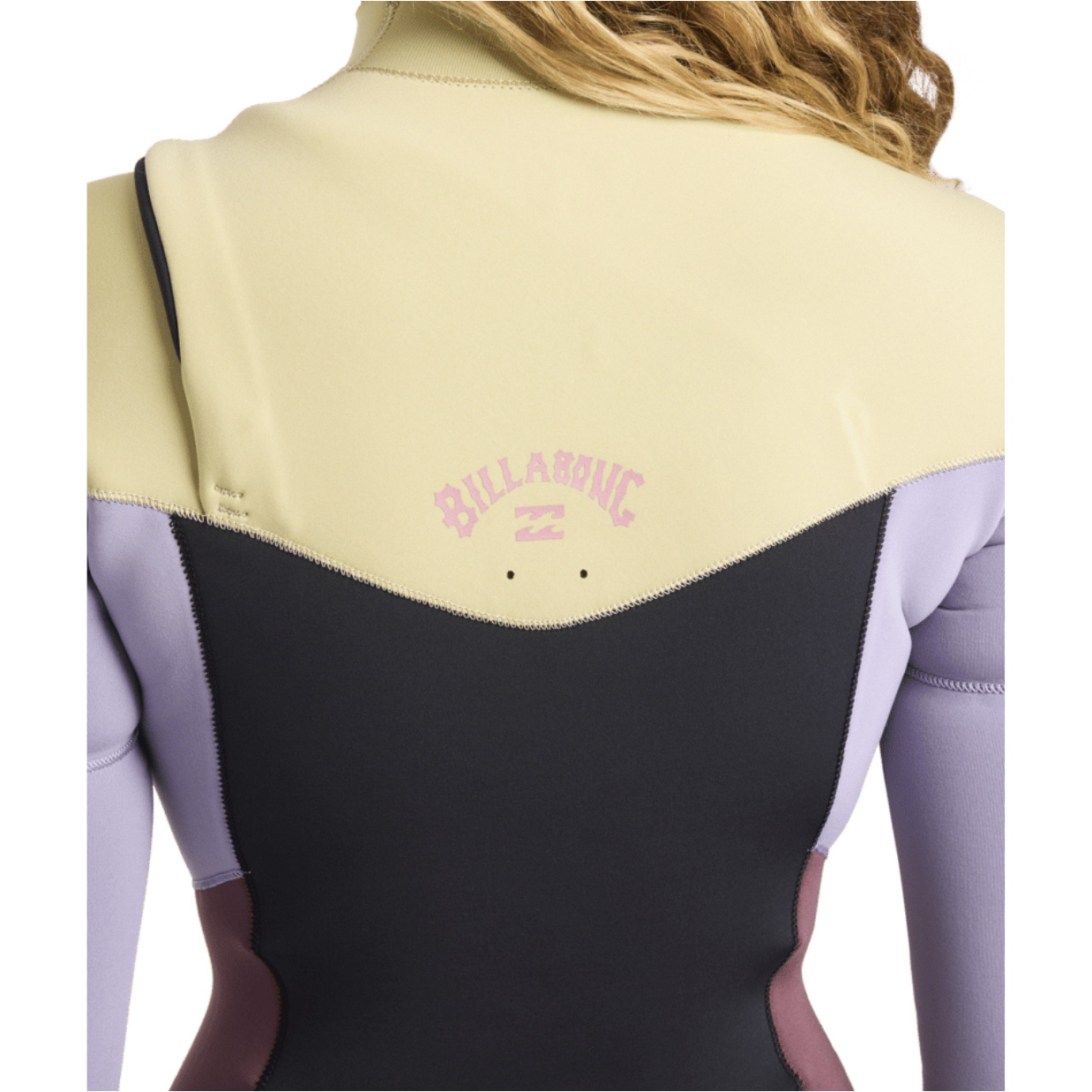 2026 Billabong Womens Synergy Natural 4/3mm Chest Zip Wetsuit 24BW193515 - Grey Violet